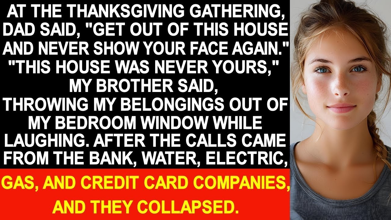 At the Thanksgiving gathering, my family said, 