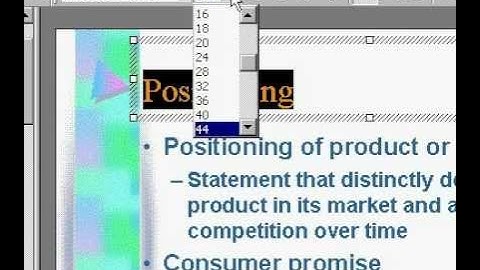 Microsoft Office PowerPoint 2000 Change text size