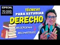 TÉCNICAS PARA ESTUDIAR DERECHO | Especial ¡70000 suscriptores!