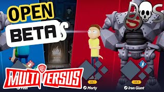 Some Morty and Iron Giant Combat!! | MultiVersus Open Beta Gameplay