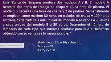 metodo simplex ejercicio practico