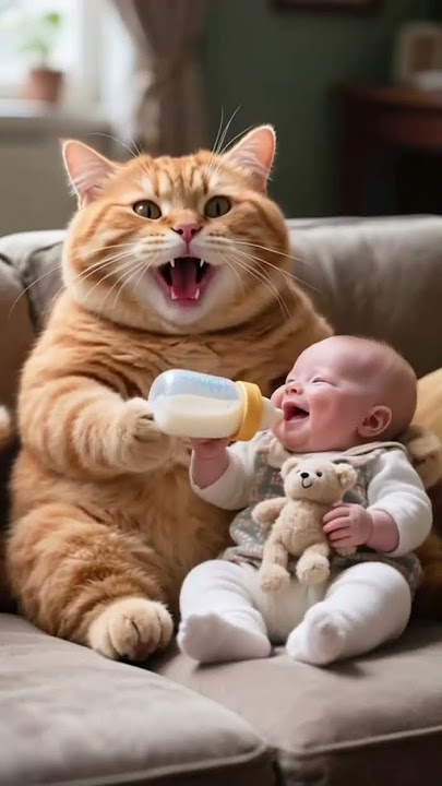 cat baby #viralvideo #catgirl #ai #ai #cat #lifeisbutadream #sorts