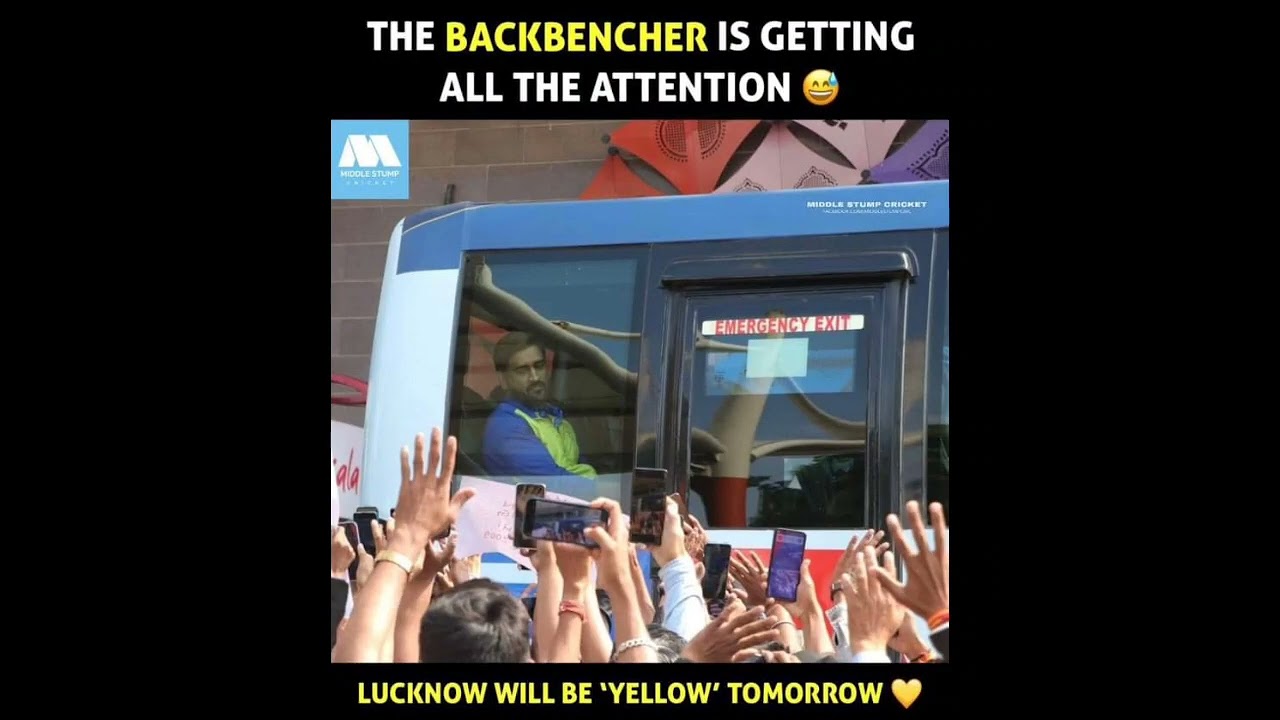 MS dhoni before Lucknow vs Chennai match 