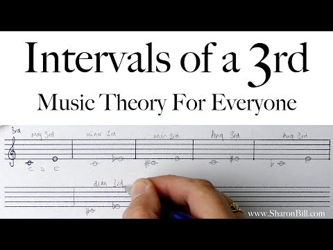 Intervals of a 3rd - Everything You Need to Know Music Theory with Sharon Bill
