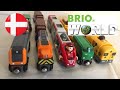 🛤🚂🚞🚅【tog legetøj】 5 forskellige Brio tog Brio tog Dansk Tog og Traktor (01992 z dk)