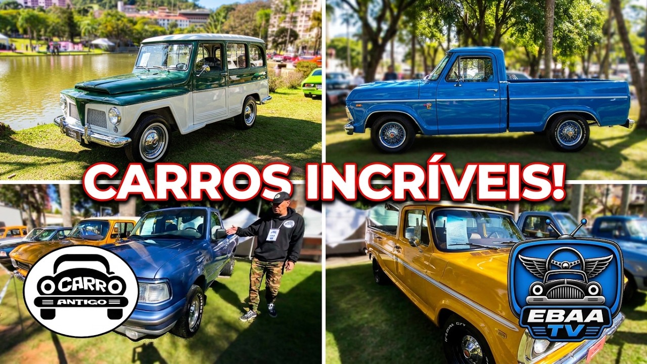🚗 AO VIVO DE ÁGUAS DE LINDÓIA | Os Carros Mais Incríveis do EBAA 2026