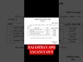 Rajasthan APO vacancy out! #judiciary #apo #uppsc #upsc #supremecourt #motivation