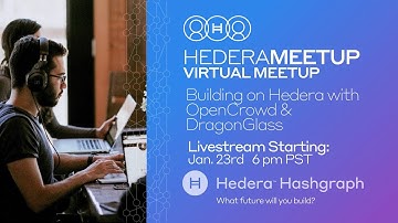 Building on Hedera Hashgraph with OpenCrowd & DragonGlass - Virtual Meetup