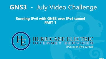 Running IPv6 with GNS3 over IPv4 tunnel - TUTORIAL - PART 1