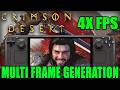 CRIMSON DESERT Multi-Frame Generation FSR4 Steam Deck Performance: 4X FPS Demonstration