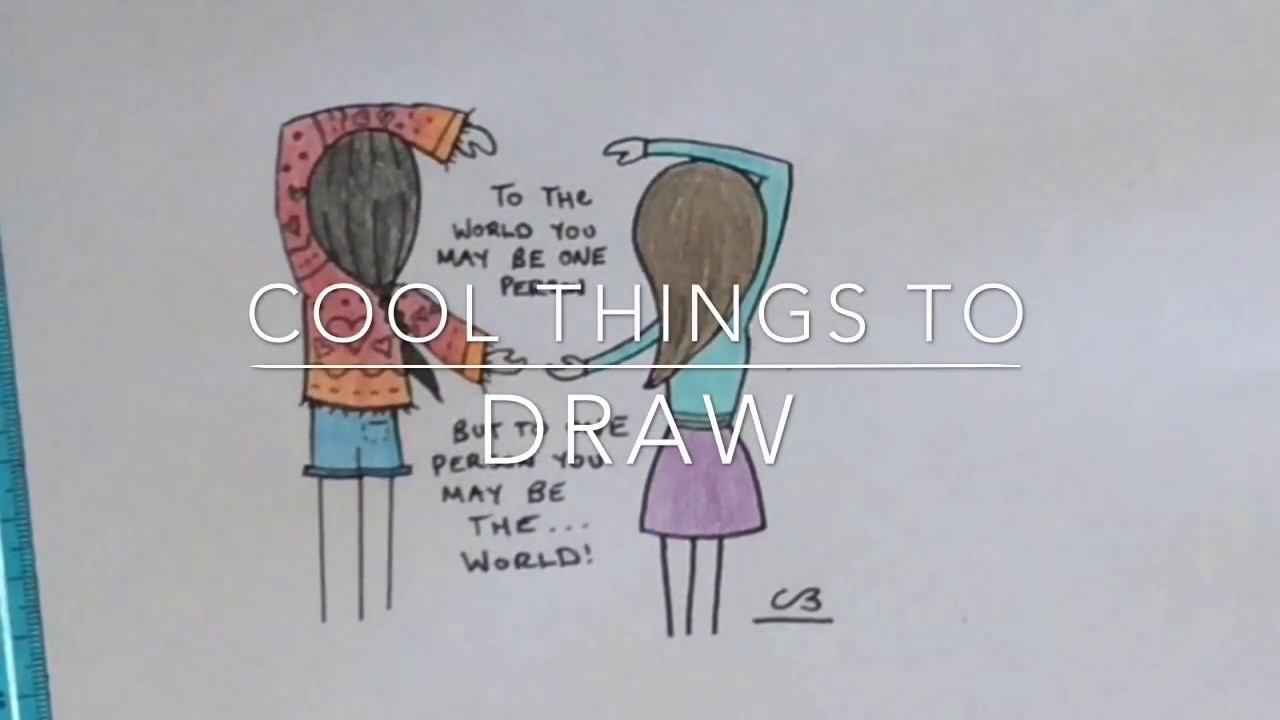 Cool things to draw Best Friends - YouTube