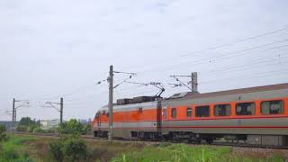 E1000 103次自強號(Tze-Chiang)通過柳林平交道南側