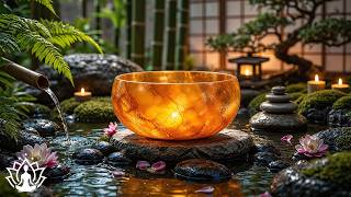 Bamboo Water + Tibetan Zen Sounds | Cleanse Aura & Space | Removes All Negative Energy