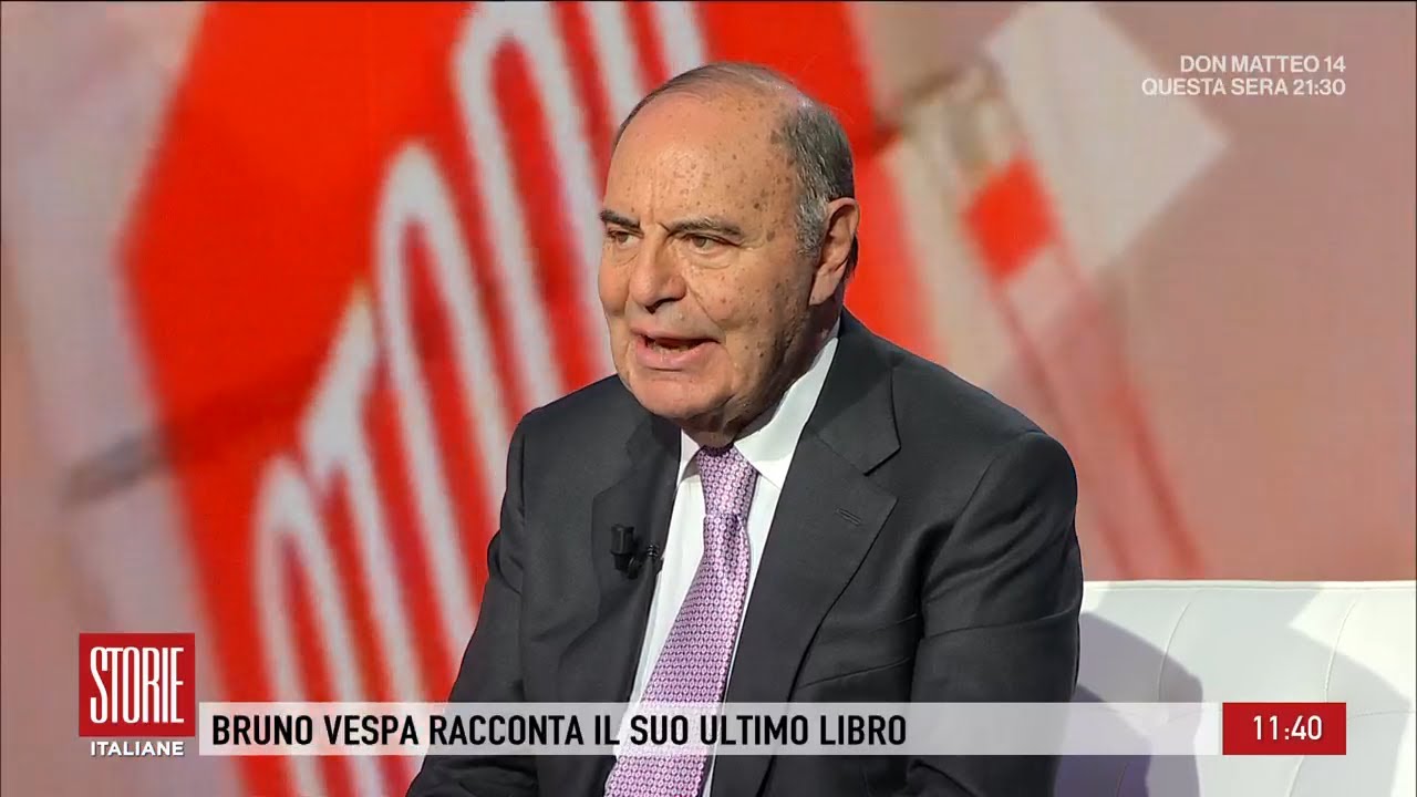 Bruno Vespa presenta il suo ultimo libro - Storie italiane 05/12/2024