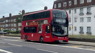 Full Route Visual | Stagecoach Route 169: Clayhall to Barking, Abbey Green | 10350 (YX66WCR)