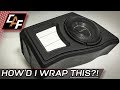 VINYL Upholstery Subwoofer Box - Wrap Techniques - CarAudioFabrication