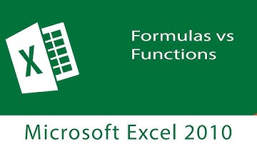 Excel  : Formulas vs Functions and their Rules