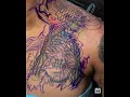 Jade covers 6ix9ine tattoo and shows how it gets cover by another tattoo