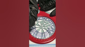 Spirograph Design 105 #asmr #spirograph #art #asmrvideo #asmrsounds #satisfying #spirograph #drawing