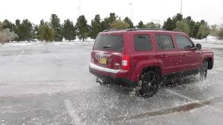 2014 MOPAR JEEP PATRIOT 4X4 SPINING ON ICE