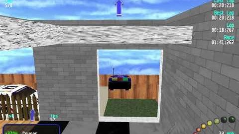 Re-Volt Custom Track Dream house by doll265, 8 Lap Race