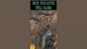 Checkout the spell, ALARM, from the Skyrim Spell Mod APOCALYPSE! #shorts
