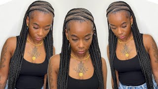 I Cant Believe This Took 1 Pack of Hair| 10x EZ Split Braiding Hair| Janet Collection screenshot 1