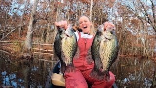 2 HOURS of Crappie CATCH and COOKS! 9 Days Slaying Slabs in a SWAMP!