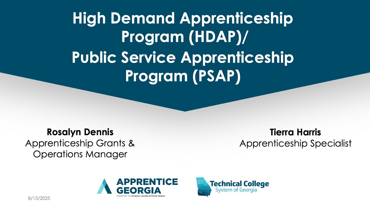 Hdap Program HDAP & PSAP Application Information Session | August 13, 2025 - YouTube