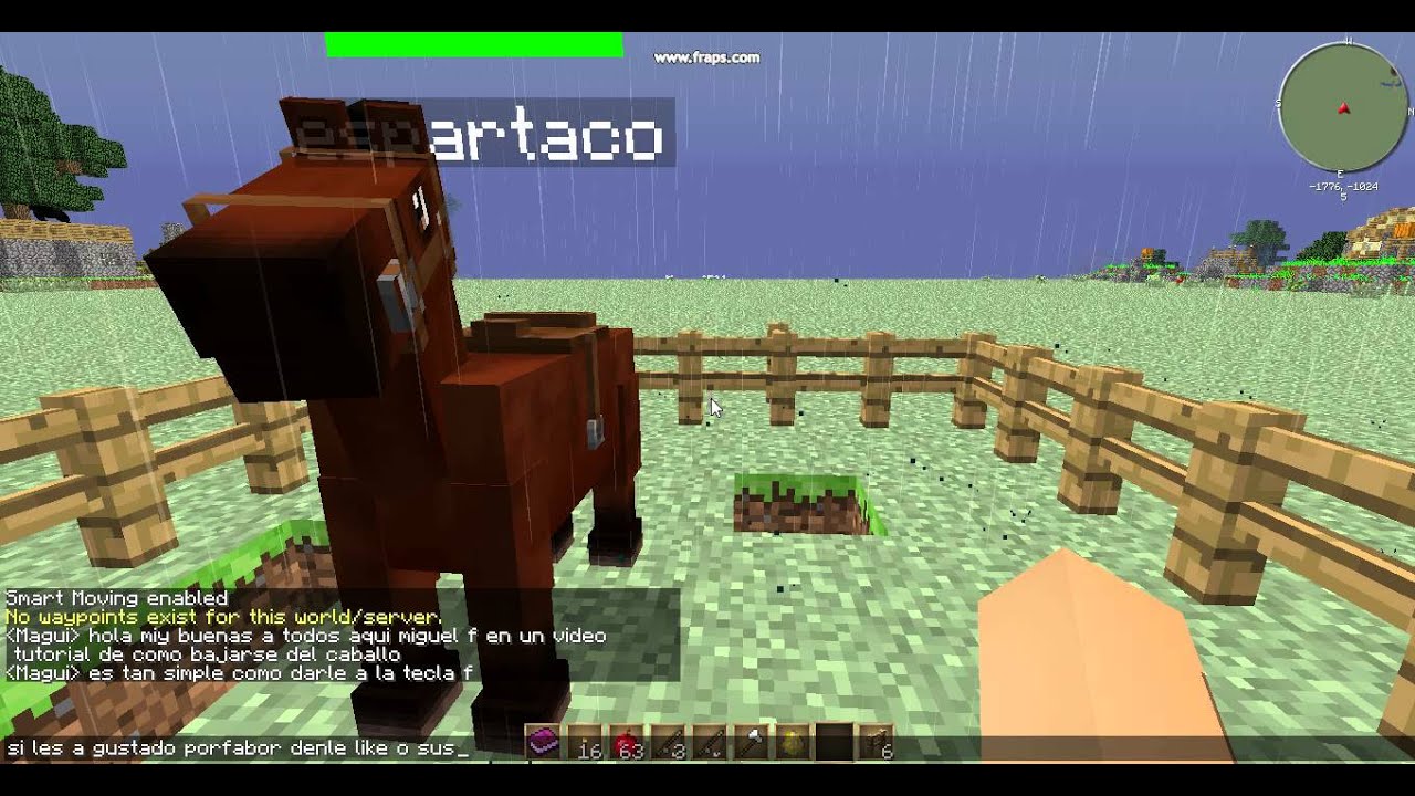 Como Bajar Del Caballo En Minecraft www.youtube.com