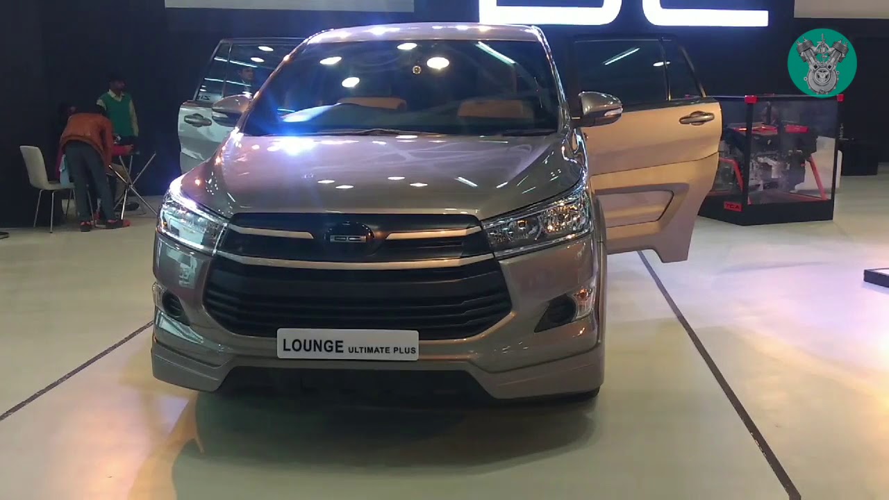 Dc Customised Toyota Innova Crysta Lounge Gets Airplane
