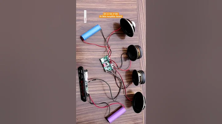 XH-A156 4 Speaker Output 5 Volt Mini Amplifier Board #mrmistry