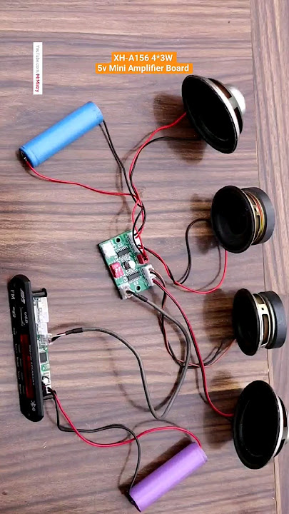 XH-A156 4 Speaker Output 5 Volt Mini Amplifier Board #mrmistry