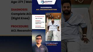 Strong comeback after knee injury | Full details of ACL surgery #drashwinigaurav