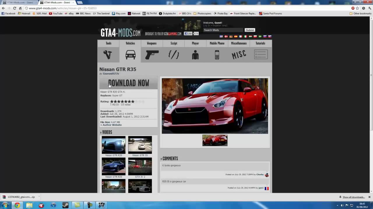 GTA IV Vehicle Mod Installer v 1.3 YouTube