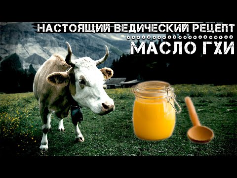 МАСЛО ГХИ: полный традиционный рецепт Гхи из Аюрведы // Жидкое золото ведической культуры