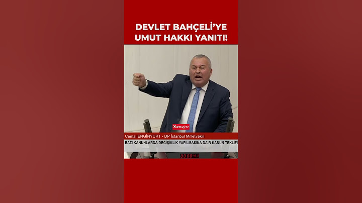 Cemal Enginyurt'tan Devlet Bahçeli'ye 'umut hakkı' yanıtı!