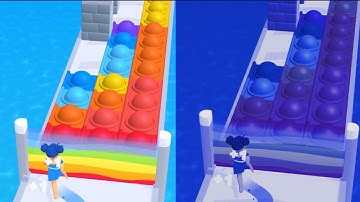 Pop it run! Very satisfying and relaxing asmr sound gameplay video