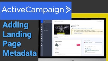 How To Add Metadata To ActiveCampaign Landing page (2023 Tutorial) (Timestamps In The Description)