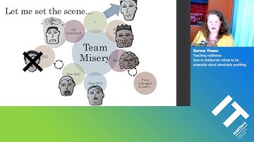 Sanne Visser: Teaching resilience: How to stubbornly refuse to be miserable about anything.