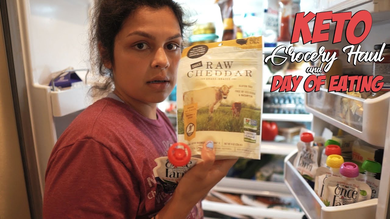 Full Day of Eating Keto + Grocery Haul - YouTube