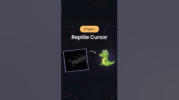 This Reptile Cursor Follows You! 🦎🔥 (JavaScript) #shots #shortvideo #html #js