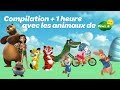 Compilation dessins anims  1h  avec le livre de la jungle lo et tig pierre lapin tip