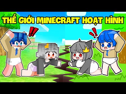 SAMMY CÙNG PHONG CẬN THỬ THÁCH 24H ĐẾN VỚI THẾ GIỚI HOẠT HÌNH TRONG MINECRAFT