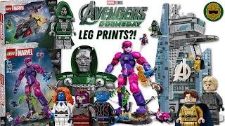 LEG PRINTING On Marvel Minifigures?! LEGO Avengers: Doomsday Breakdown - X-Men, Quinjet, & More!
