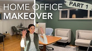 Home Office Makeover (Part 1) - Craigslist Dining Table Desk