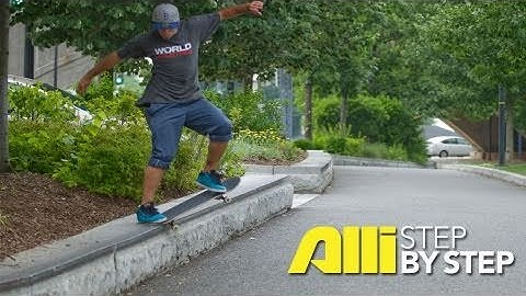 How To 5-0 Switch Crooked Grind, Anthony Shetler, Alli Sports Skateboard Step By Step Trick Tips