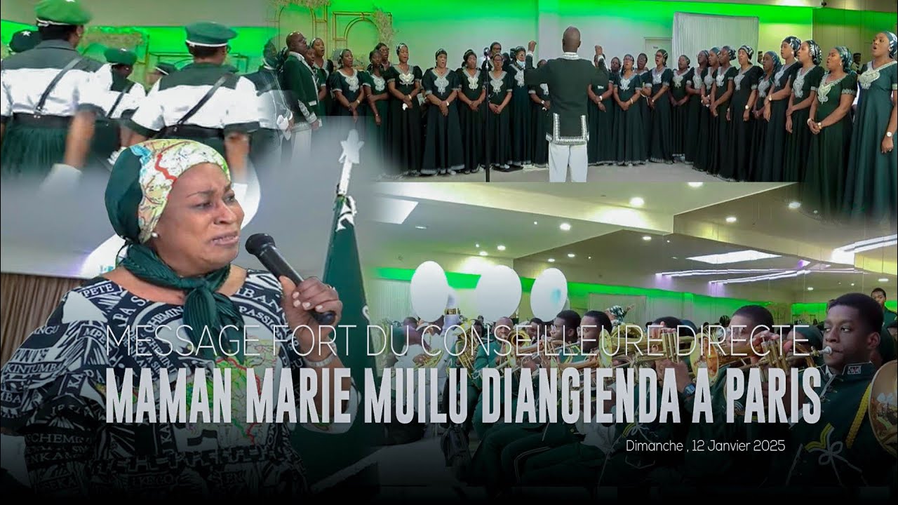 MESSAGE FORT DE MAMAN MARIE MUILU DIANGIENDA C.D DE SA DIVINITE DU 12 JANVIER 2025 A PARIS ST DENIS