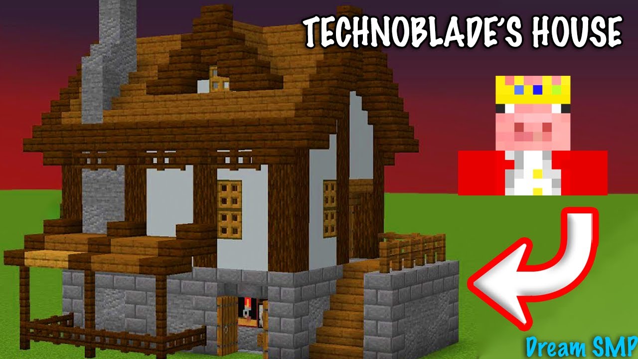 I made Technoblade's house on my SMP with a few tweaks! : r/dreamsmp