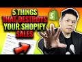 5 (+1) Things That Can DESTROY Your Shopify Sales